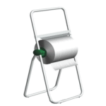 Stojak do czyściw podłogowy BulkySoft metalowy, kolor biały