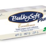 Papier toaletowy BulkySoft Excellence, 3 warstwy, kolor biały, celuloza, długość 23m, 96 rolek/op.