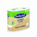 Papier toaletowy BulkySoft Comfort De-inked, 2 warstwy, kolor biały, celuloza z recyklingu, długość 52,5m