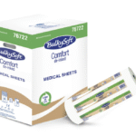Podkład papierowy medyczny BulkySoft De-inked, 2 warstwy, kolor biały, celuloza z dodatkeim celulozy z recyklingu, wymiar 50cmx46m