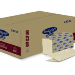 Ręcznik papierowy BulkySoft Havana Forte składany typu V-Fold (ZZ), 2 warstwy, 24x21 cm, kolor naturalny, recykling z kartonów, 4000 szt