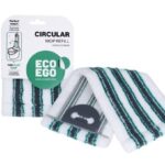 Zapas do mopa płaskiego CIRCULAR POWER lśniąca podłoga bez smug ekologiczny z recyklingu ECO EGO
