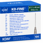 Igły iniekcyjne  19G 1,1x40 mm sterylne Luer Lock 100 szt KDM KD-Fine