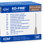 Igły iniekcyjne  22G 0,7x40 mm sterylne Luer Lock 100 szt KDM KD-Fine