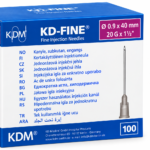 Igły iniekcyjne  20G 0,9x40 mm sterylne Luer Lock 100 szt KDM KD-Fine