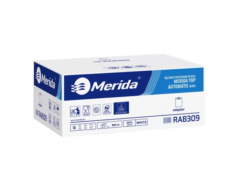 reczniki-papierowe-w-roli-z-adaptorem-merida-top-automatic-maxi-ecolabel-dwuwarstwowe-biale-srednica-19-cm-dlugosc-140-m-karton-6-rolek-merida-rab309